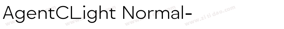 AgentCLight Normal字体转换